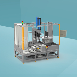 Automatic riveting equipment for left and right longitudinal beam connecting plates