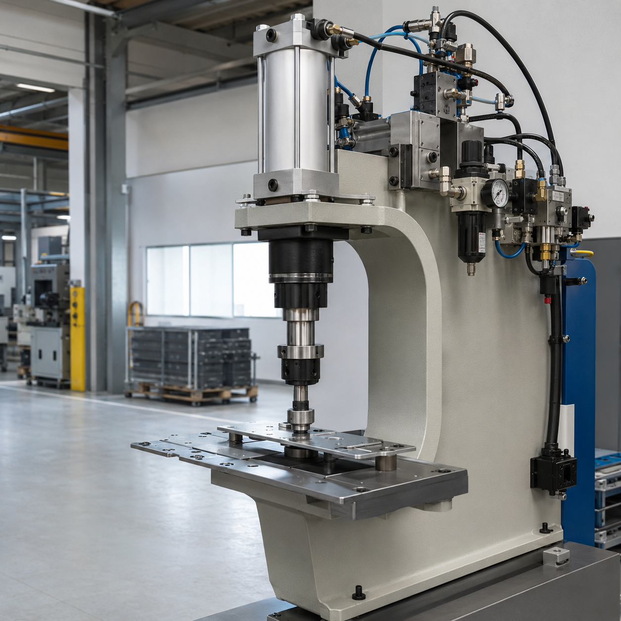 Documented pneumatic-hydraulic route