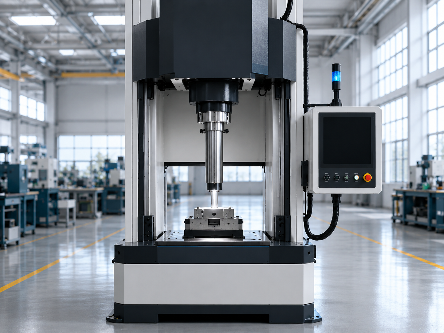 Force and displacement signals verified for quality control