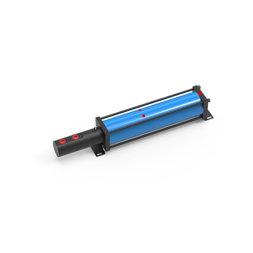 Pneumohydraulic Drive Cylinders Front View