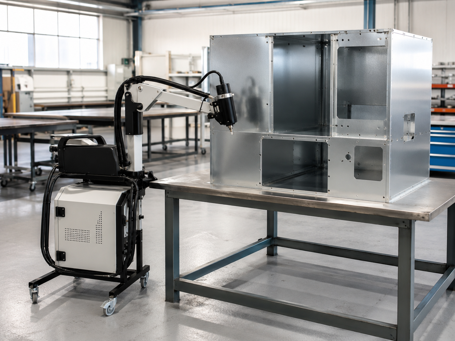 Portable and Handheld Clinching Machines for Sheet Metal Assembly