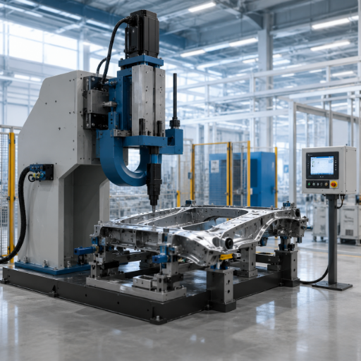 Robot-mounted lightweight frame