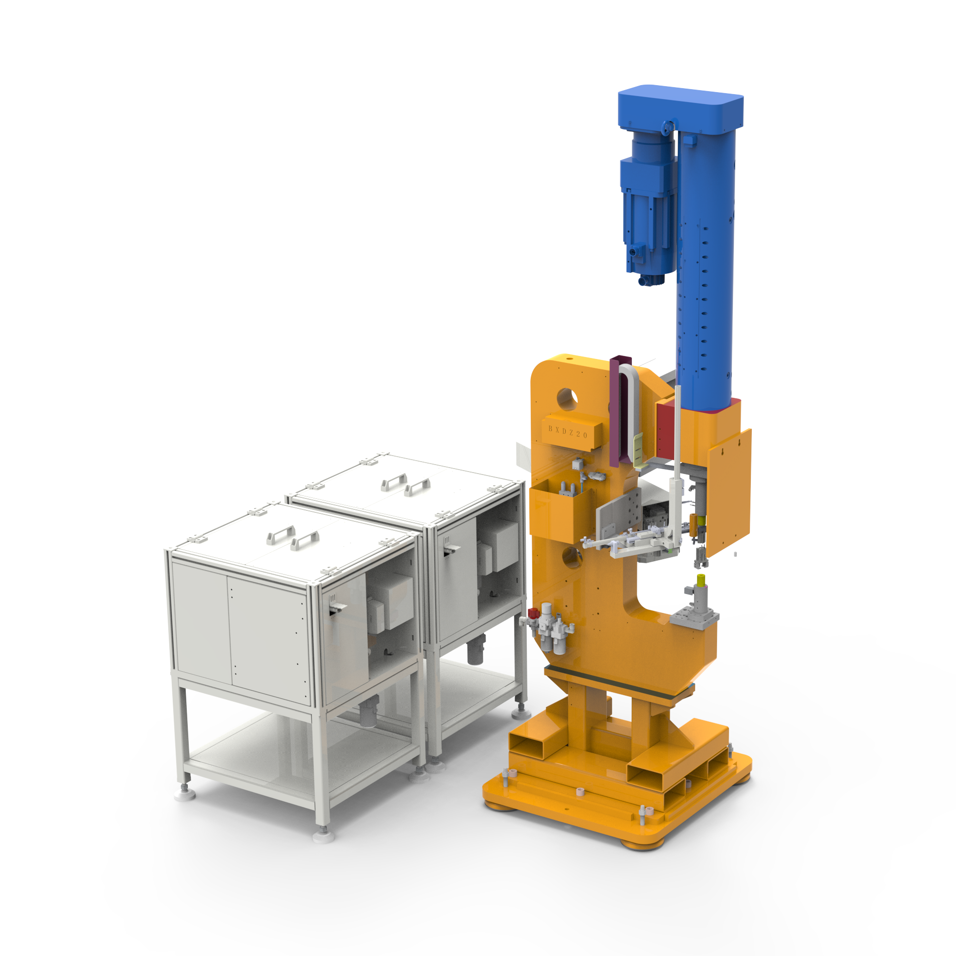 Servo Press for Battery Pack and Electronics Assembly