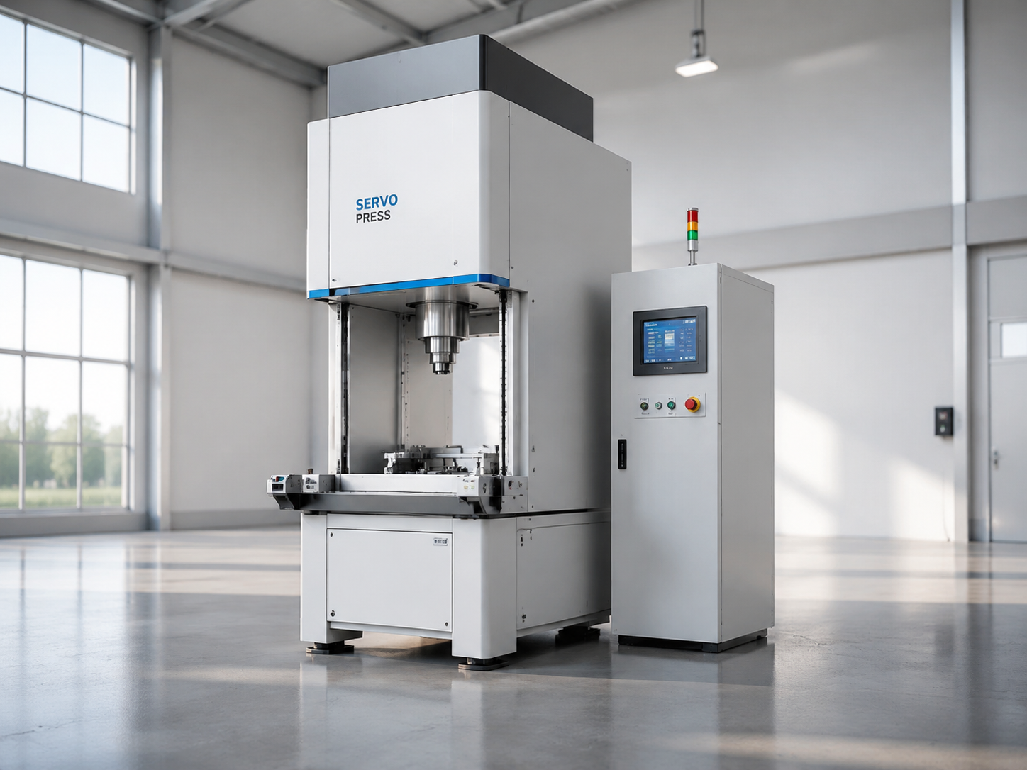 Servo Press for Battery Pack Electronics Assembly
