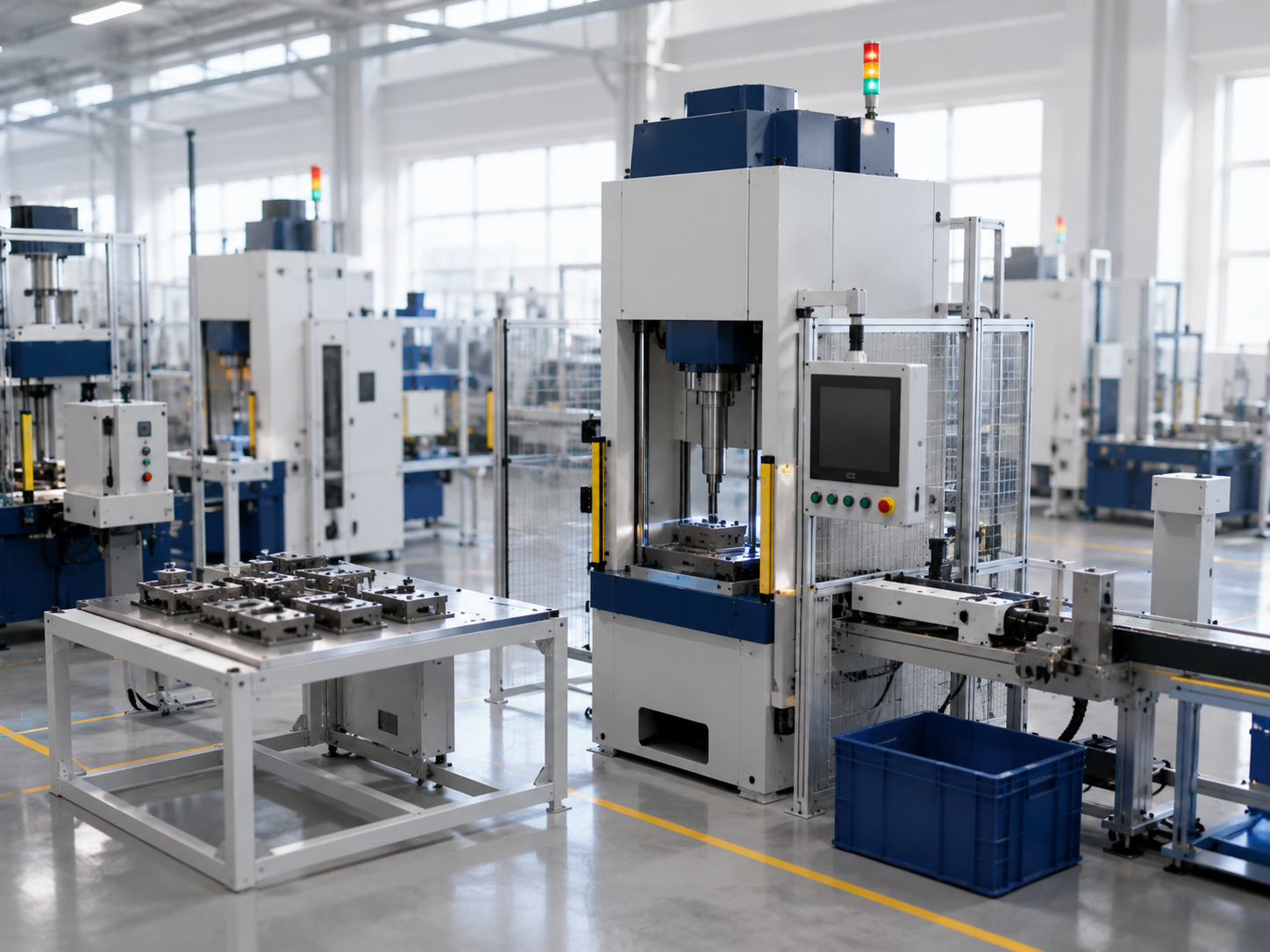 Simitch dual-cylinder enclosed servo press production configuration