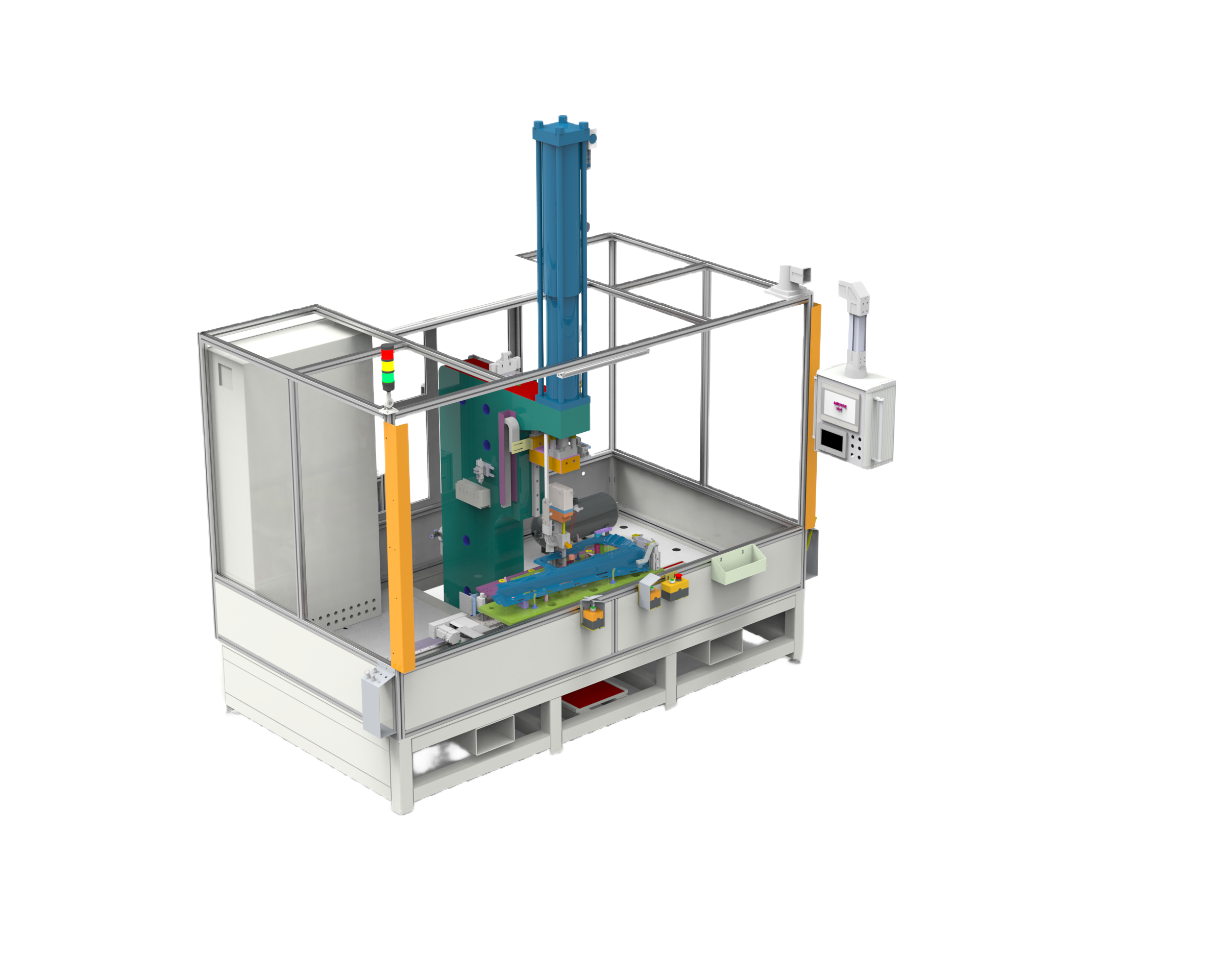 Servo press for battery pack electronics assembly
