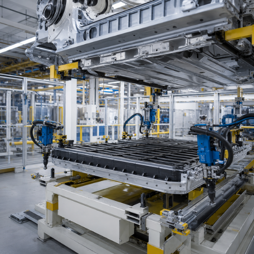 FDS implementation in body shop and battery tray assembly