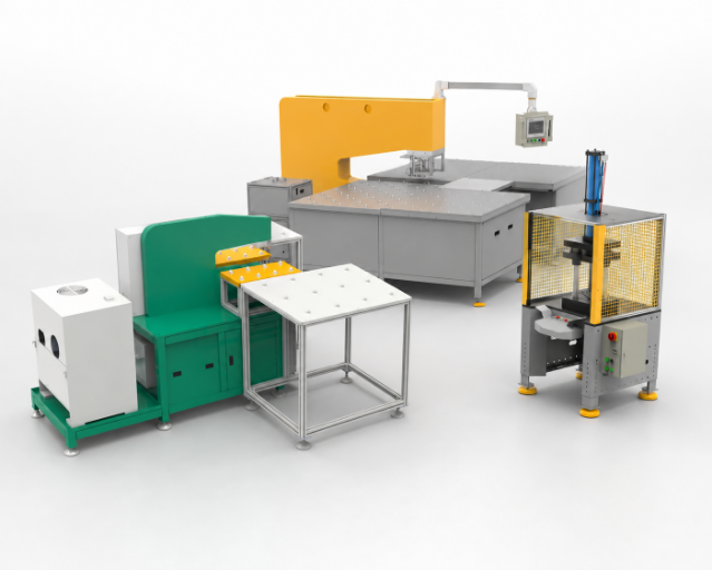 Hot-melt connection equipment main image for flow drill screwdriving systems and molds