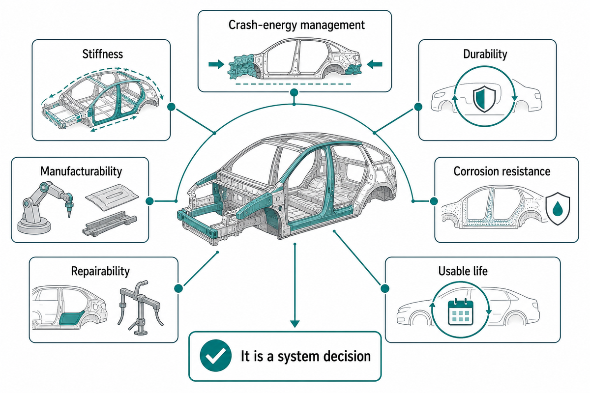 Automotive Lightweighting Is a System Decision, Not a Material Swap — Simitch