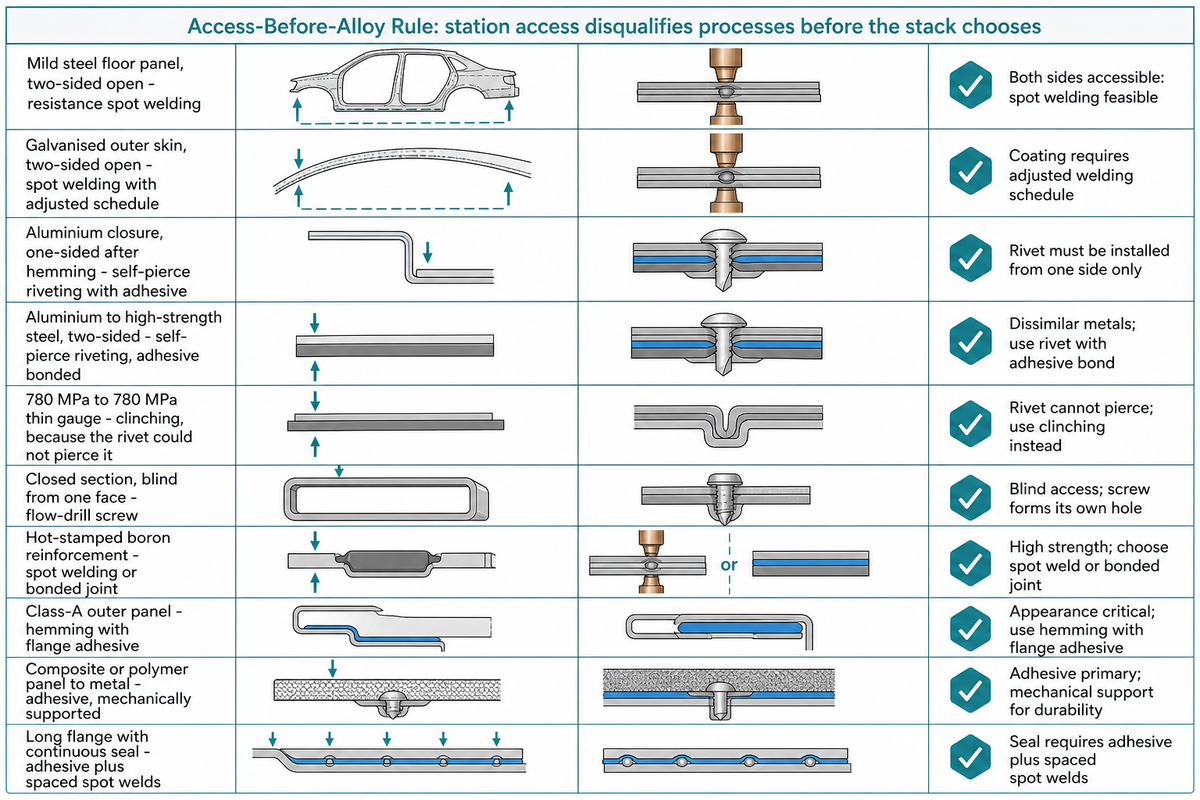 Mechanical and Hybrid Joining: Riveting, Clinching, Flow-Drill Screws and Adhesive — Simitch