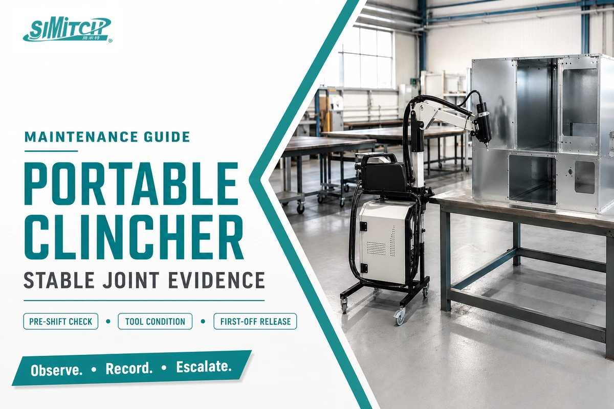 Portable handheld clinching machine maintenance guide
