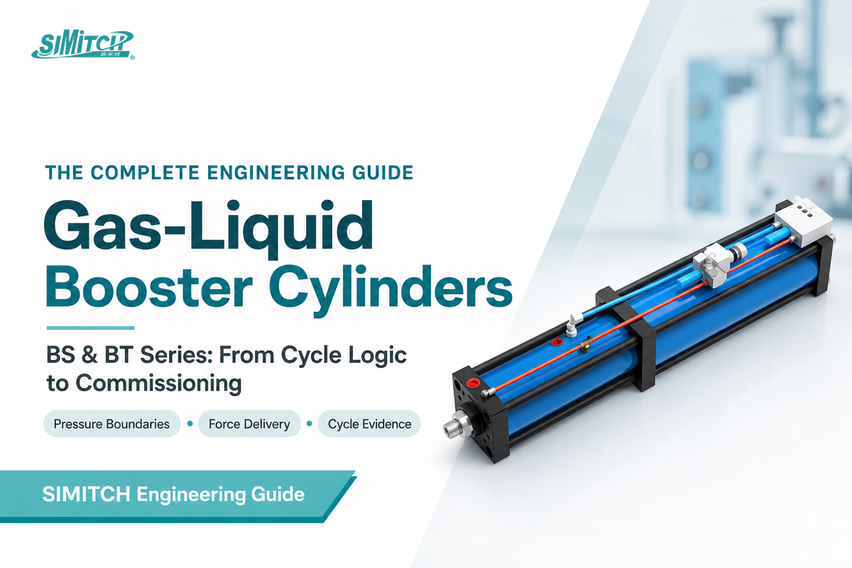 Gas-Liquid Booster Cylinders, BS & BT Series complete engineering guide