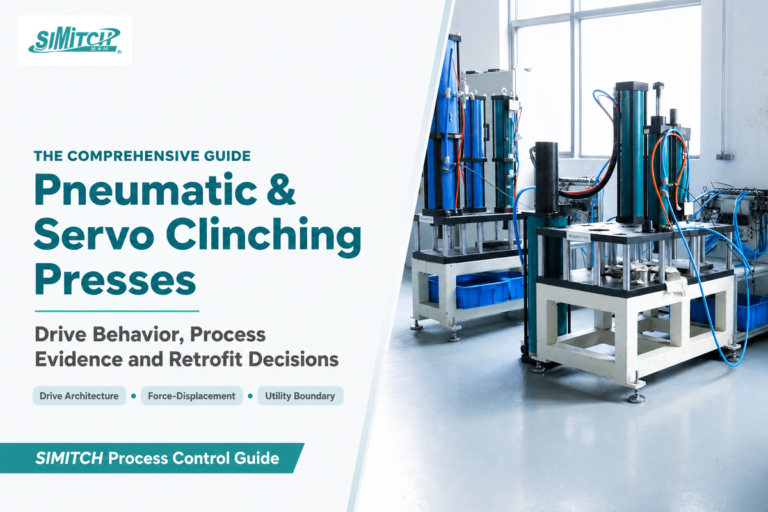 Pneumatic and servo clinching presses process control guide