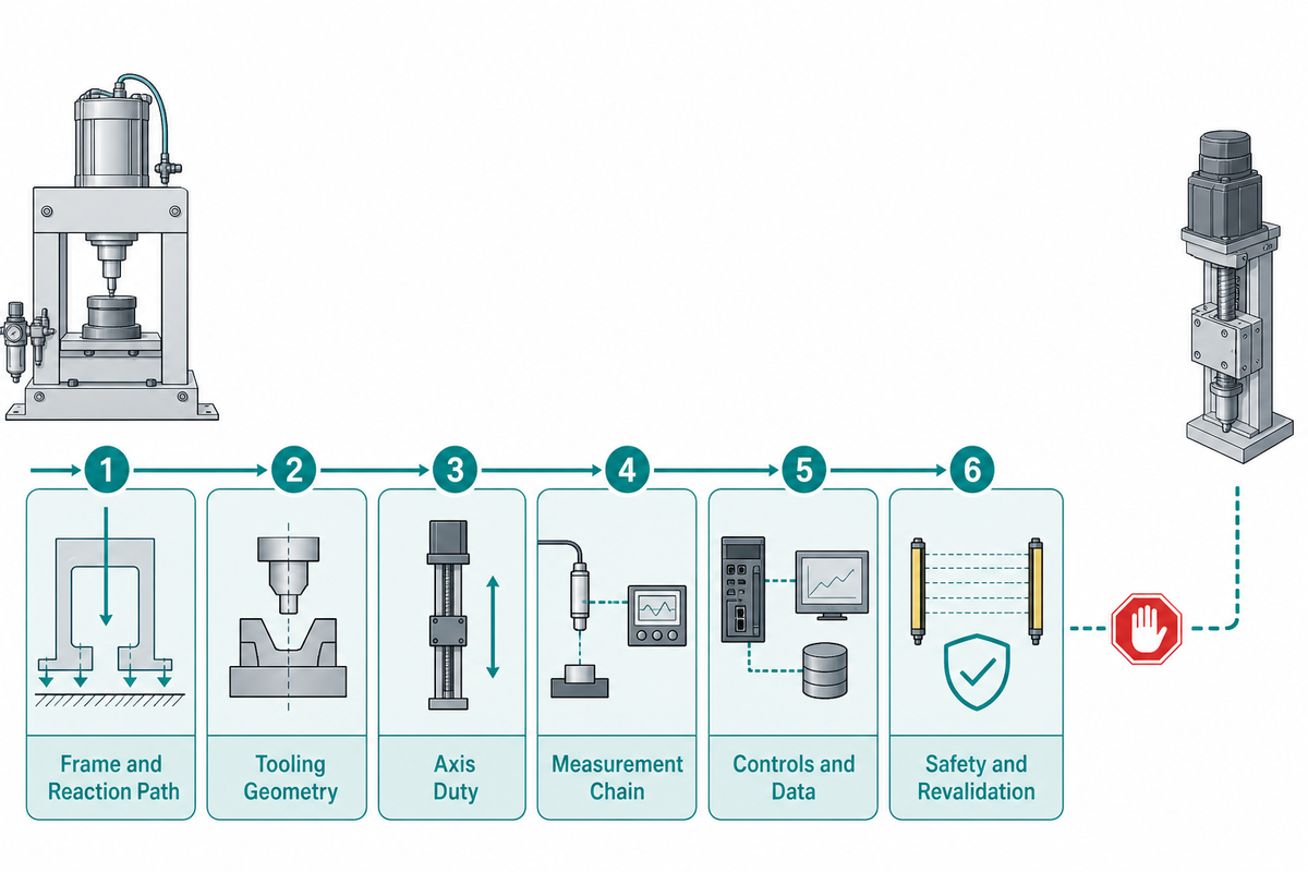 Can an Existing Pneumatic Press Be Upgraded to Servo?