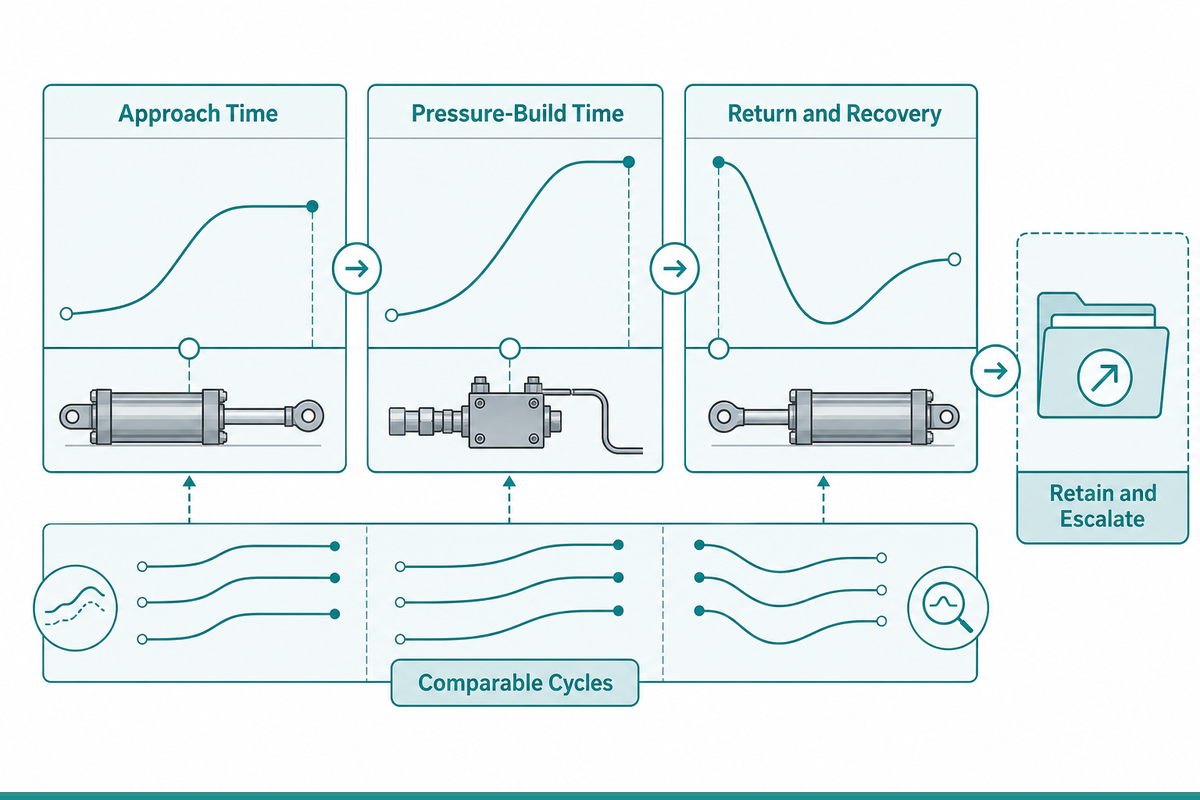 Pneumohydraulic drive cylinder preventive maintenance checklist