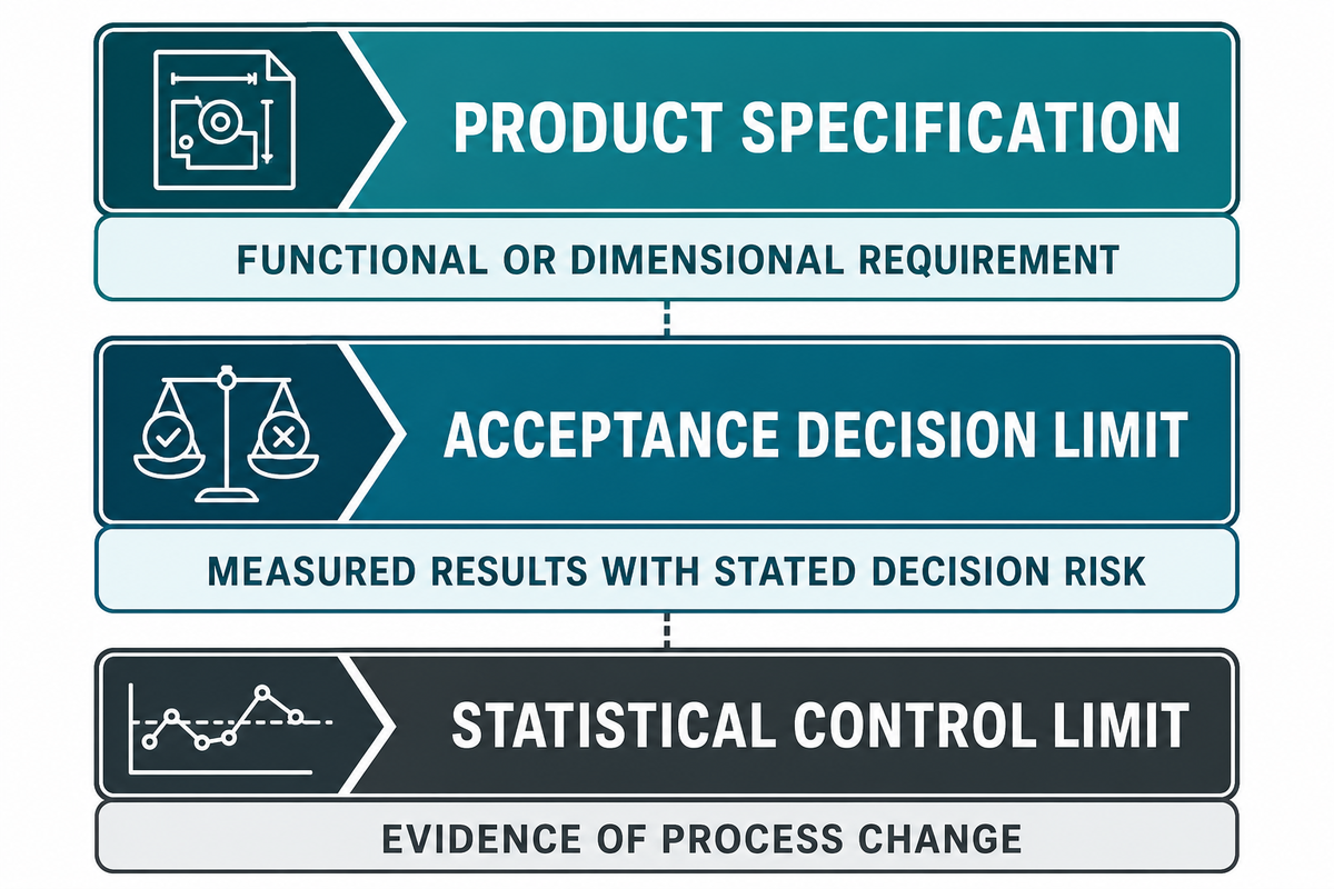 Separate Specification, Acceptance, and Control Limits — SIMITCH
