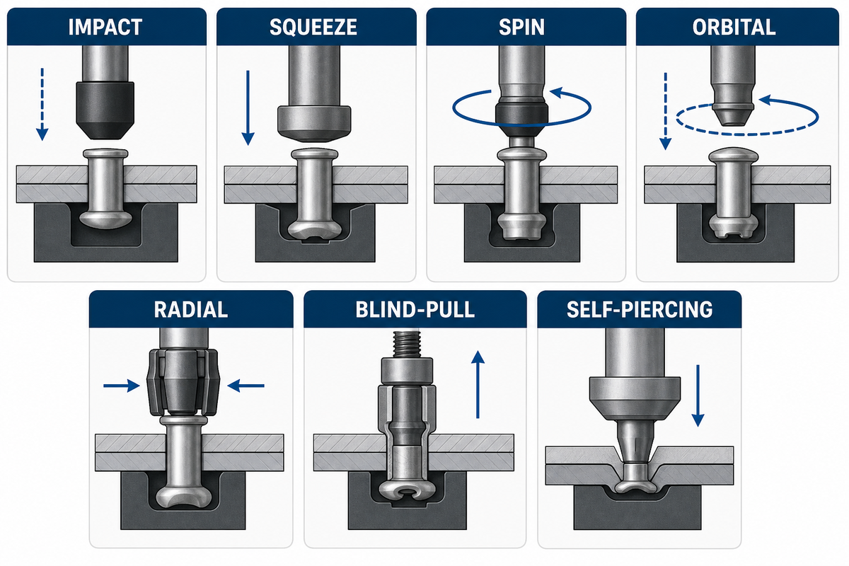 Use the 7-Motion Riveting Map Before Choosing a Drive