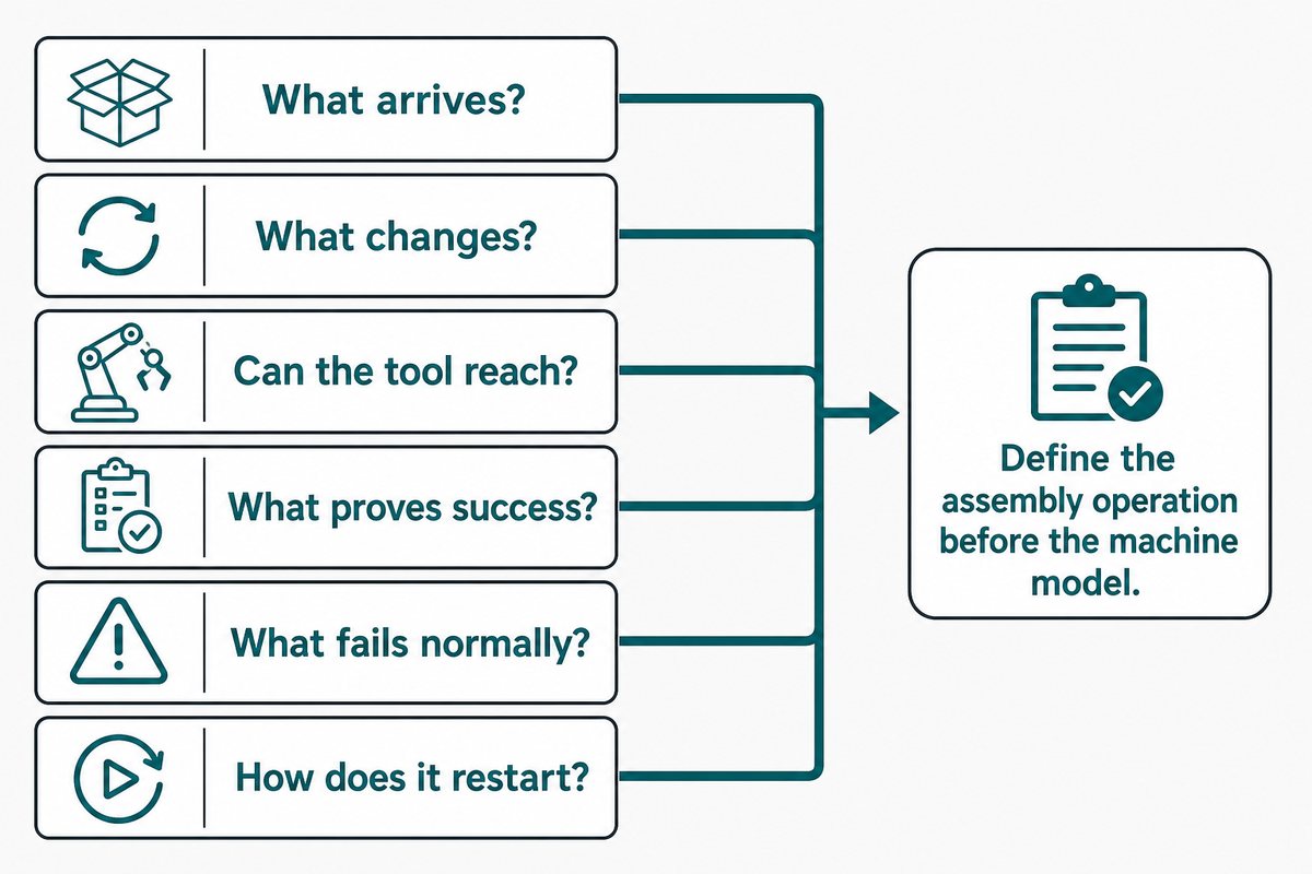 Start With the Assembly Process, Not the Robot — Simitch