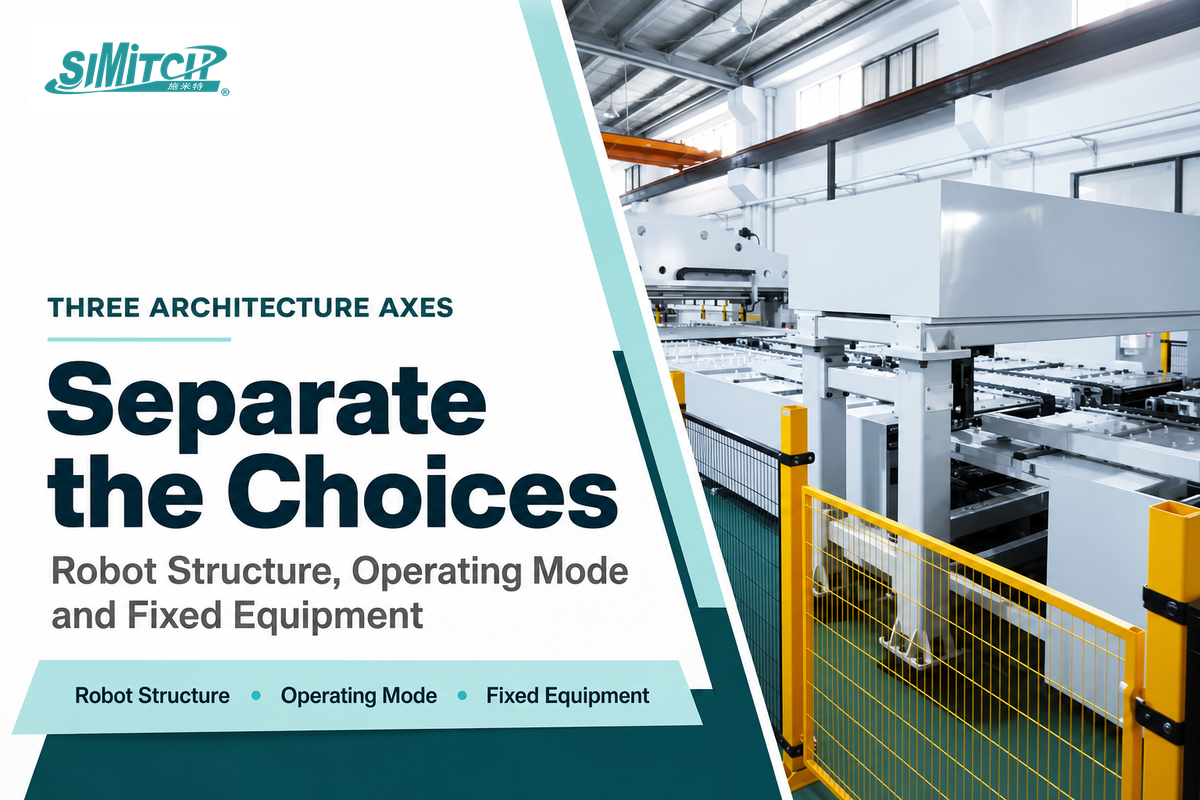 Separate Robot Types, Collaborative Operation and Fixed Equipment — Simitch