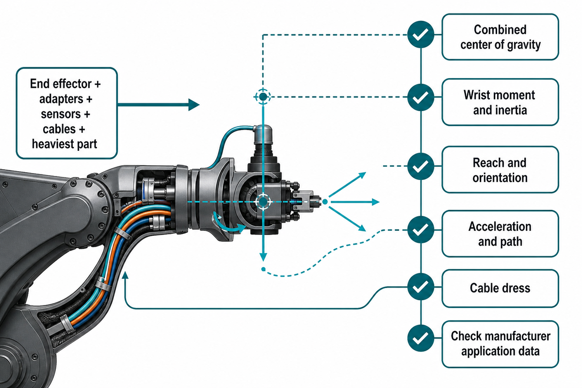 Size Robot Motion Beyond Rated Payload — Simitch