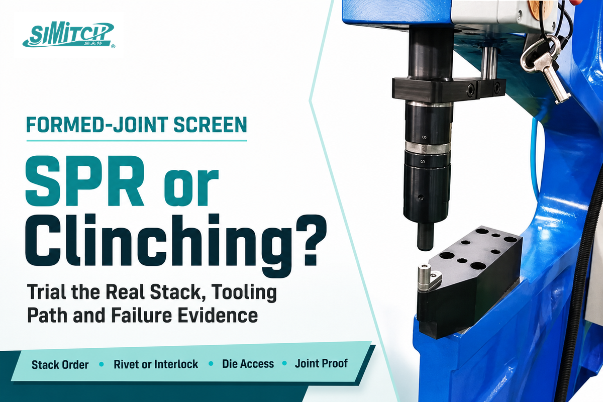 Self-Piercing Riveting vs Clinching: When Formed Joints Fit — Simitch