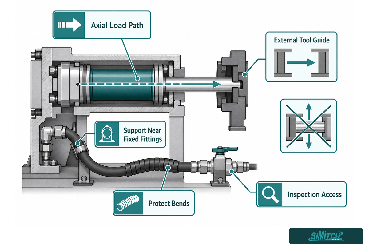 Mounting, Hose Routing, and Tool Guidance