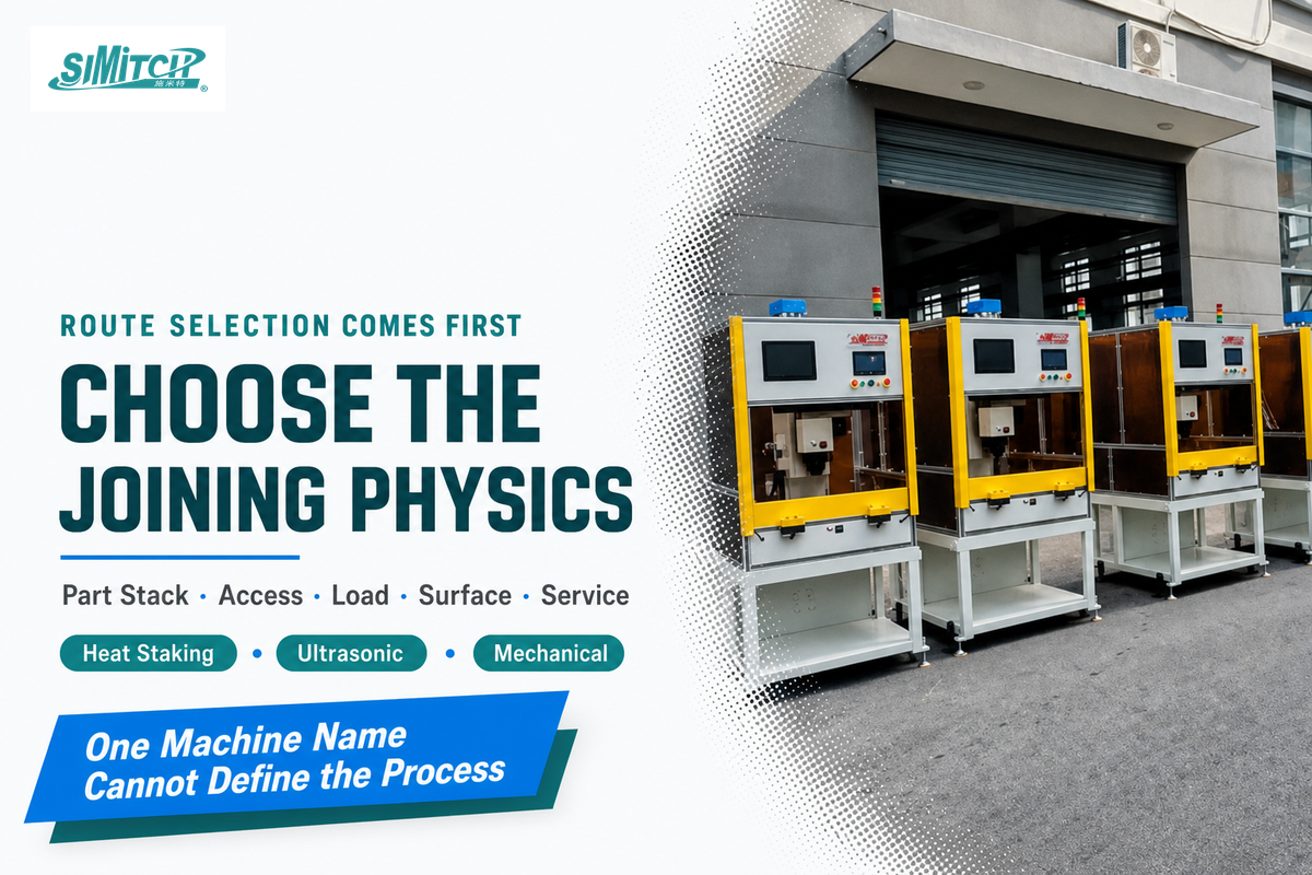 Joining-route selection compares access, load, surface risk and service needs before equipment
