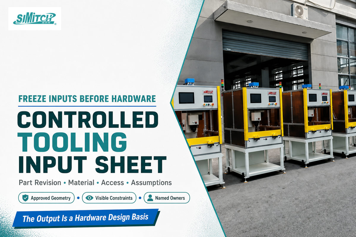 2. Convert joint and incoming-part information into a controlled tooling input sheet — SIMITCH