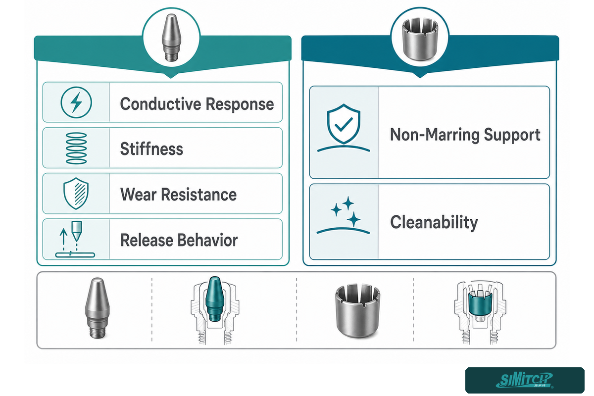 6. Select tooling materials, surfaces, and replaceable elements by function — SIMITCH