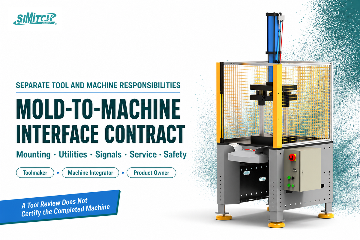 7. Write a mold-to-machine interface contract that includes service and safety boundaries — SIMITCH