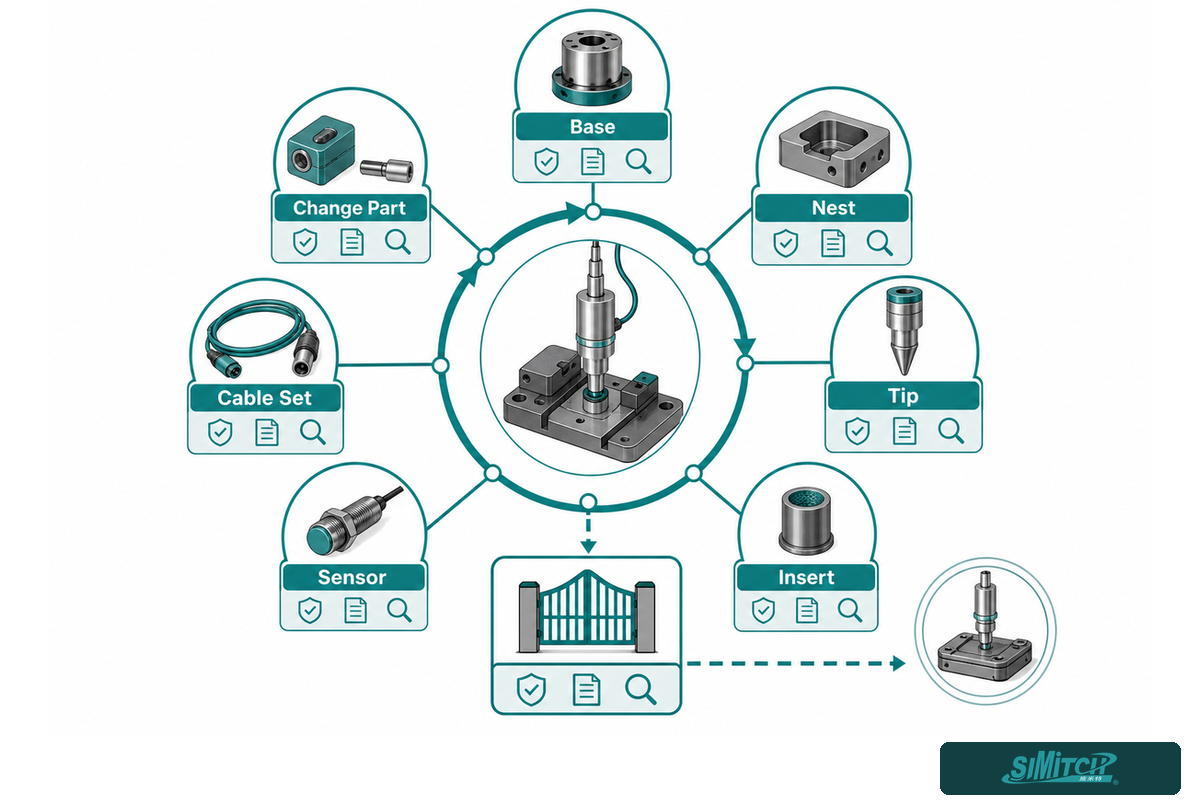 8. Control revisions, wear parts, and changeover hardware before they become undocumented variables — SIMITCH