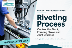Simitch riveting equipment introduces a process-control guide for rivet selection, forming and joint evidence. Source: SIMITCH.