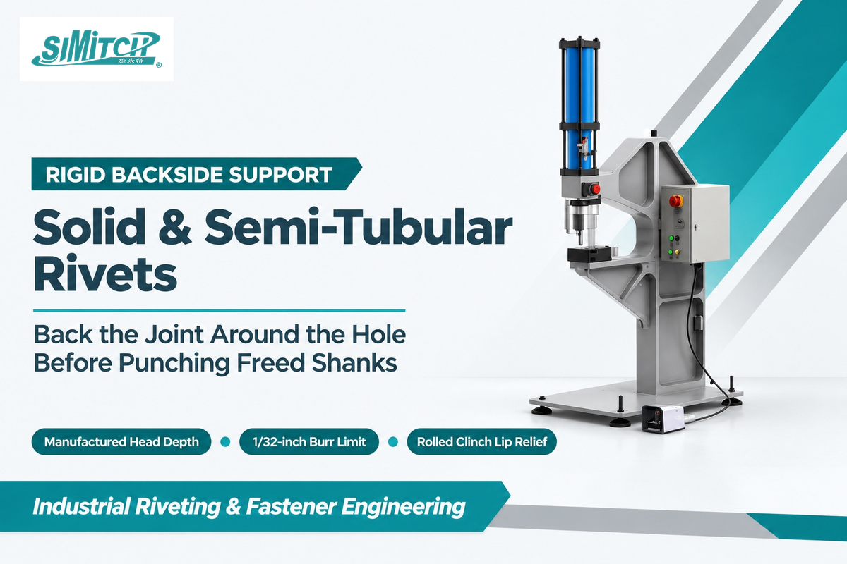 Rigid backside support for solid and semi-tubular rivet removal with 1/32-inch (0.8 mm) burr limit (Iowa DOT SP-236023)