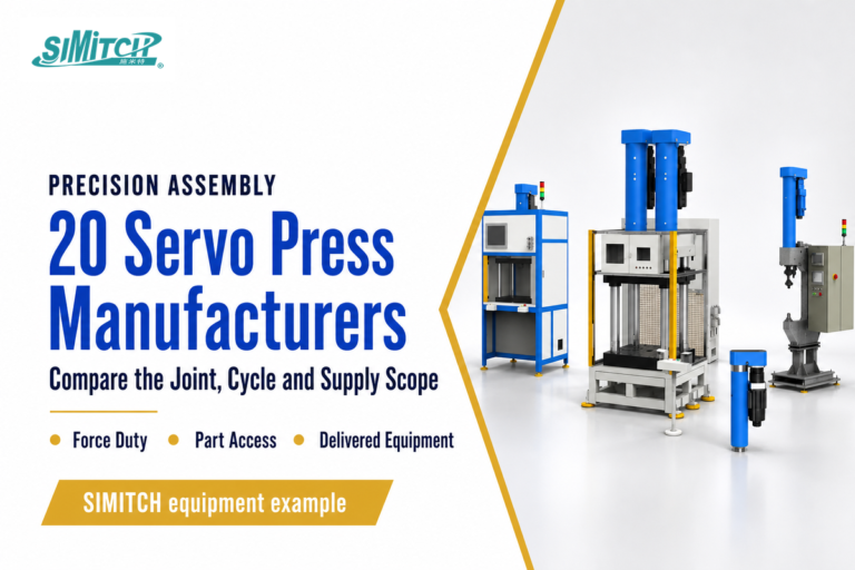 Best Servo Press Manufacturer: 20 Assembly Suppliers