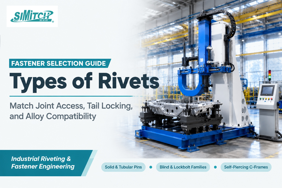 Types of Rivets: Solid, Blind, Tubular & SPR Selection Guide